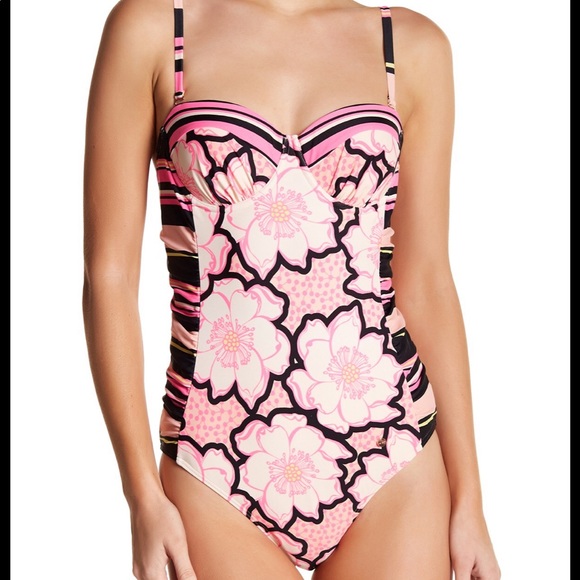 ted baker floral swimsuit